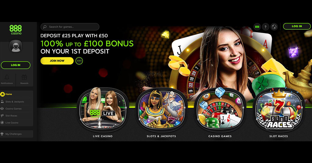 888 Casino Screenshot